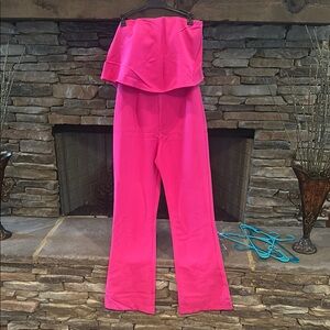 Gianni Bini Pink Jumpsuit Vibrant Style